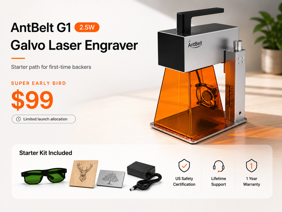 AntBelt G1 Desktop Galvo Laser Engraver