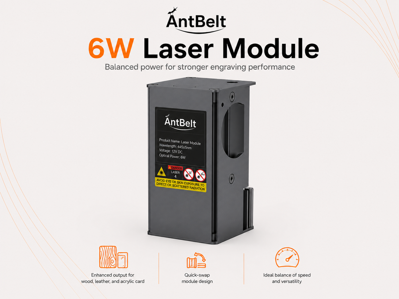 AntBelt G1 6W Blue Laser Module | user supplied product media v6 20260726