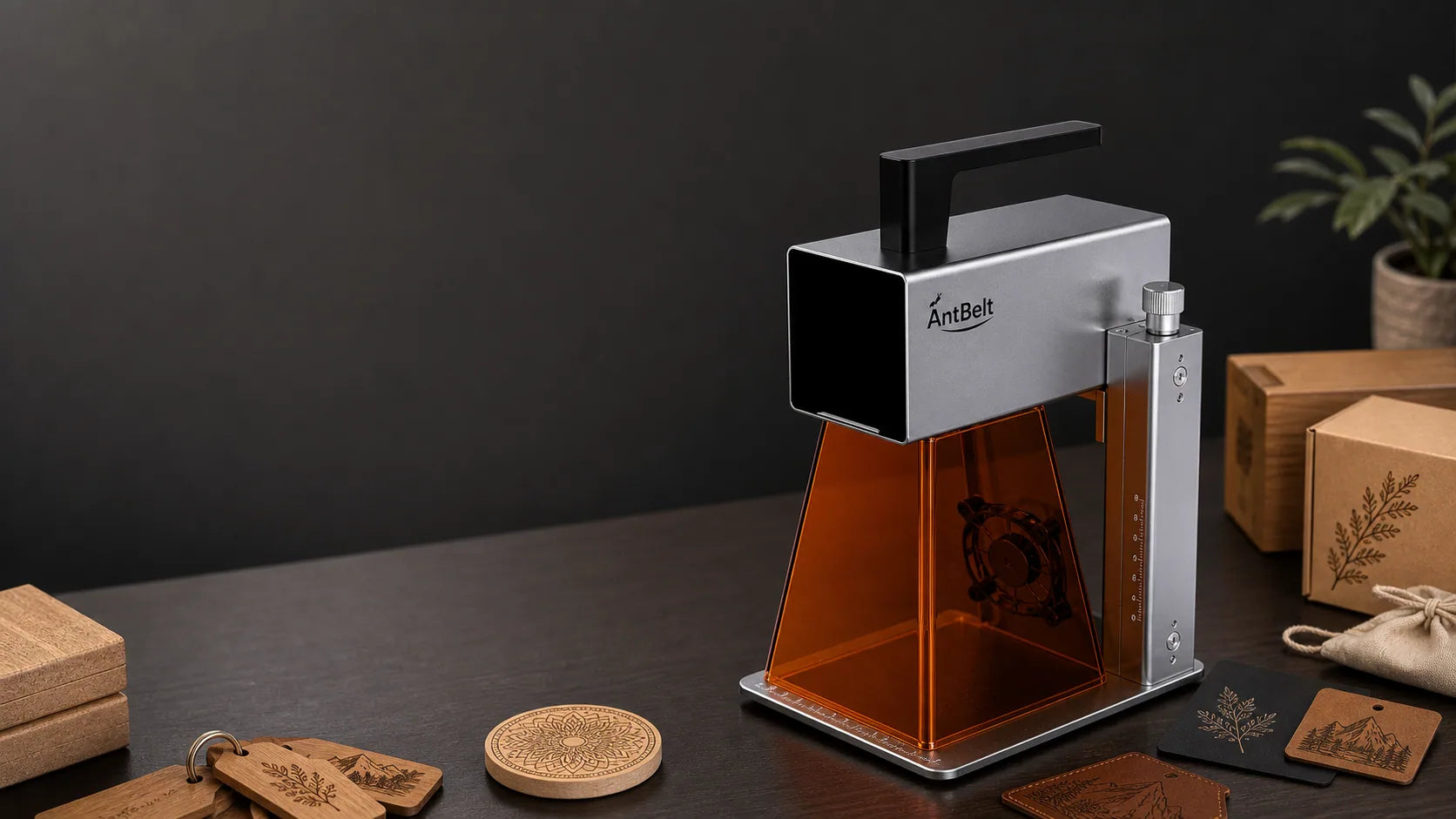 AntBelt G1 in a desktop maker workspace